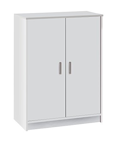 Sapateira HABITDESIGN Basic Wide (Branco - MDF - 75x101x36cm) Habitdesign - Organizadores e sapateiras - branco, MDF, 75x101x36cm