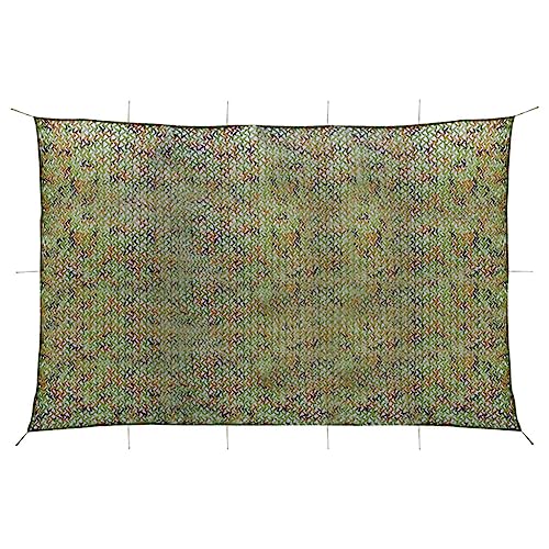Rede de Camuflagem Verde 4X5M com Bolsa de Armazenamento vidaXL vidaXL - Eletrodomésticos - verde, 4x5m, bolsa de armazenamento