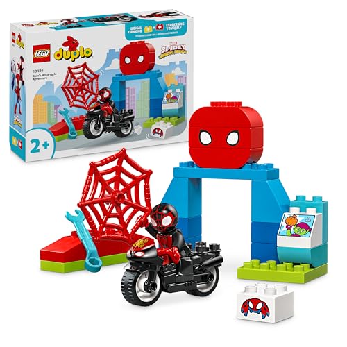 LEGO Duplo Marvel: Aventure de Moto Spin - 10424 (Idade Mínima: 2) LEGO - Brinquedos - lego, duplo, marvel, aventura, moto spin
