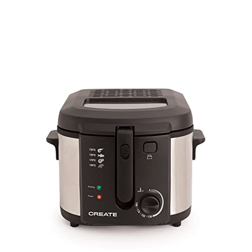 Fritadeira IKOHS QUICKFRY | Cinzento (Pequeno Almoço / Café) IKOHS - Eletrodomésticos de cozinha - 3L, 190ºC, programas automáticos, controlo botões