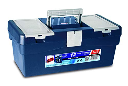 Caixa de Ferramentas TAYG TOOLBOX3 (Preto) TAYG - Caixas de ferramentas - polipropileno, 10 litros, bandeja, compartimento extra