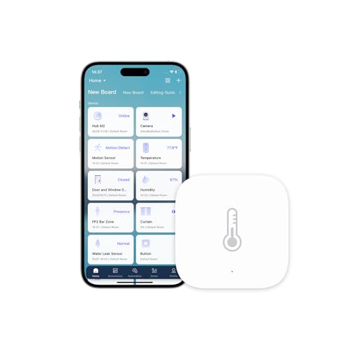 Sensor de temperatura e humidade Aqara ZIGBEE Aqara - Kits de automação residencial - sensor, temperatura, humidade, zigbee, homekit