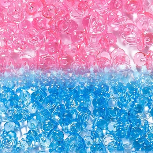 Conjunto de 100 Chuchas Acrílicas Azul e Rosa MINGZE - Cuidados com a higiene oral - conjunto, 100 chuchas, azul, rosa
