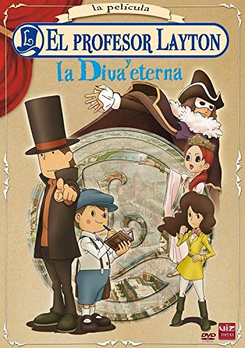 Blu-Ray Professor Layton And The Eternal Diva (Edição em Espanhol) 20th Century Fox Home Entertainment España, S.A. - Dvds e vídeos - anime, adaptación, londres, vida eterna