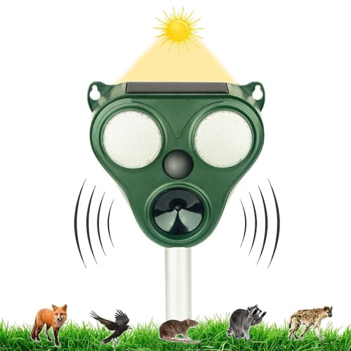 Repelente Solar Ultrassônico para Gatos AILEDA - Repelentes - repelente solar, ultrassónico, gatos