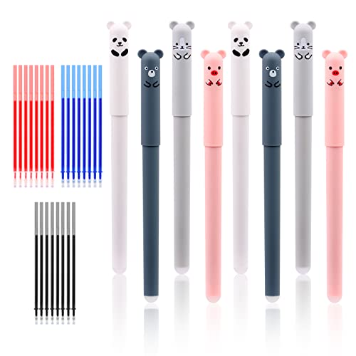 Caneta de Gel ERASABLE 8 Peças com Recarga (Multicor - 0.35 mm) TALIFOCA - Canetas - caneta de gel, erasable, recarga, multicor, 0.35 mm