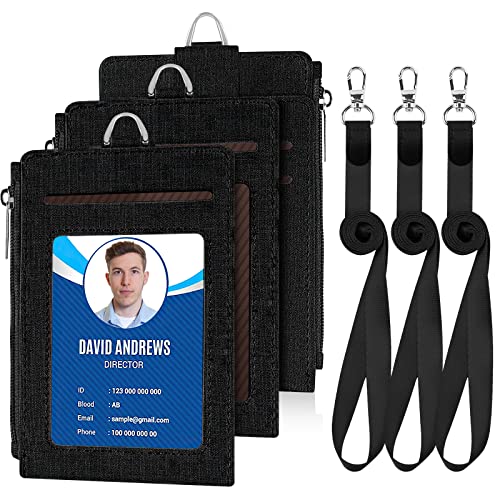 Estojo com Corrente e 3 Furos para Cartões de Identificação VEUWOLM - Brinquedos - cordão, ranhuras, cartões de identificação, dimensões