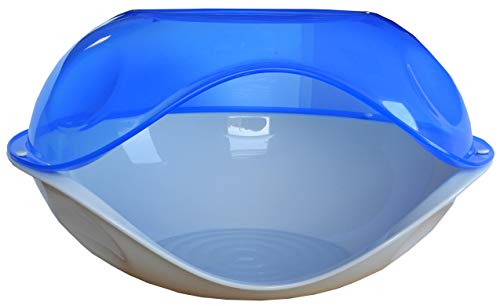 Cama para Gatos AGROBIOOTHERS 57x48x32cm AIME - Camas para gatos - plástico, azul, fácil de limpar, montagem rápida