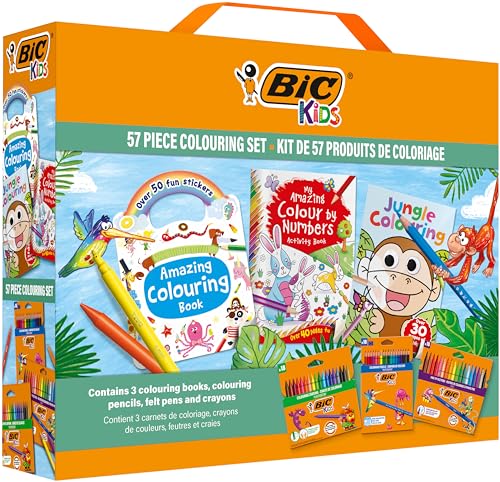 Brinquedo de Trabalhos Manuais BIC Kids Set (5 anos) BIC - Meios de pintura - trabalhos manuais, 5 anos, marcadores feltro, livros