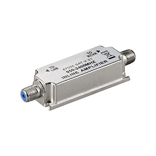 Amplificador de sinal de satélite GOOBAY 67056 Wentronic - Divisores e comutadores de áudio e vídeo - dvb-s, 950-2400 mhz, 20 db