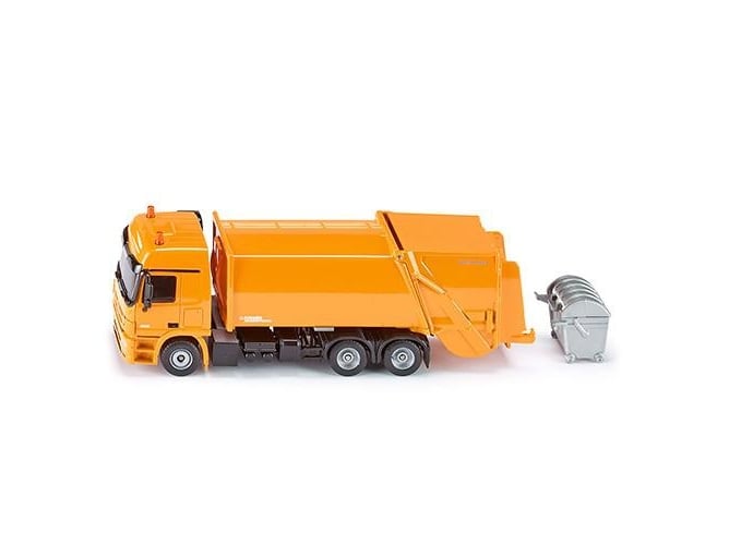 Veículo SIKU Camião do lixo Mercedes Actros laranja SIKU - Modelos em escala - camião, mercedes actros, laranja