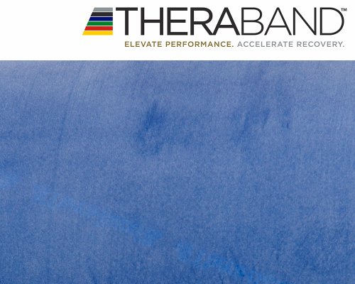 Tira Elástica THERA-BAND Original (Azul - 2.5x7cm) Theraband - Bandas de exercício - elástico, original, 2.5x7cm