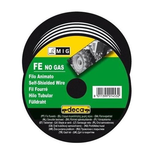 Deca 0000700 - Bobina de arame para soldadura por fricção DECA - Estanho e fluxo - bobina, arame tubular, soldadura por fricção, peso 700g, revestimento protecção