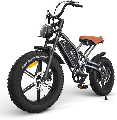 Bicicleta Elétrica JANSNO Fat Tire (20'' - Preto) JANSNO - Veículos de empurrar e pedalar - 20 polegadas, 25 km/h, motor brushless, bateria lítio