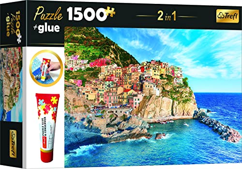 Puzzle TREFL Panorâmico (16 anos - 1500 unidades) Trefl - Jogos - 1500 unidades, 16 anos, puzzle panorâmico, madeira, praia, mar