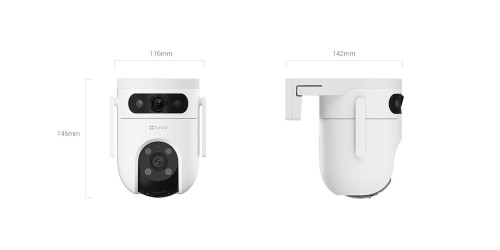 Câmara de segurança IP interior e exterior EZVIZ H9C 3K | Branco (Domótica) EZVIZ - Câmeras - ip, interior, exterior, EZVIZ, 3K