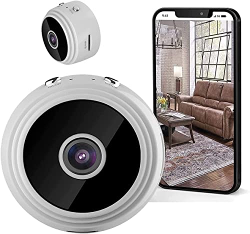 Câmara de Vigilância HOMEGURU Câmera Espia Mini SDPROG - Câmeras de vigilância - visão nocturna, 1080p, bateria incorporada, base giratória