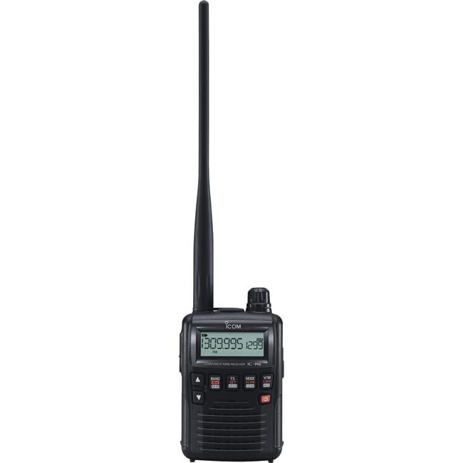 Receptor de Sinal Portátil Icom ICR-06 | Preto ICOM - Rádios bidirecionais - portátil, icr-06, preto