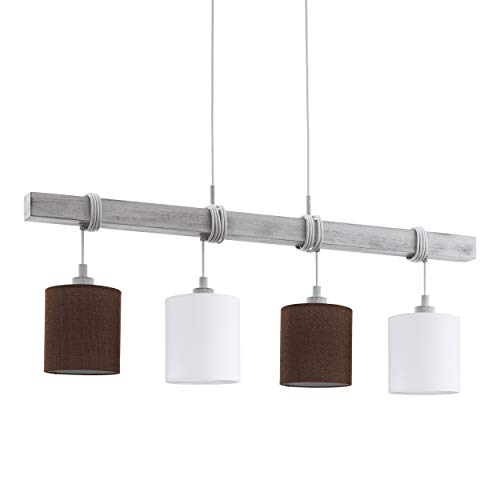 Candeeiro Suspenso EGLO 49927 (E14 - 1 x 60 W - Aço e Vidro) EGLO - Luminárias de teto - E14, 60 W, aço, vidro