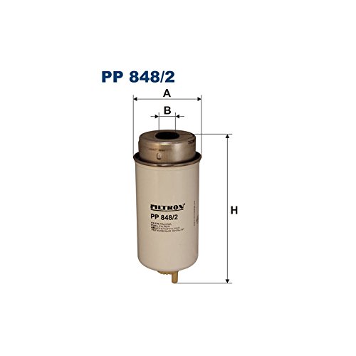 Filtro de combustível FILTRON PP848/2 (1 peça) FILTRON - Sistemas de combustível de veículos automotores - partículas pequenas, poluentes, óleo, sujidade