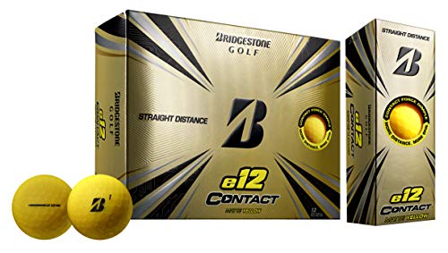 Bridgestone Golf E12 Contact Matte 1/2 4i 7I 9W Bridgestone Golf - Bolas de golfe - bridgestone, golf, e12 contact matte, 1/2, 4i, 7i, 9W, 16 unidades