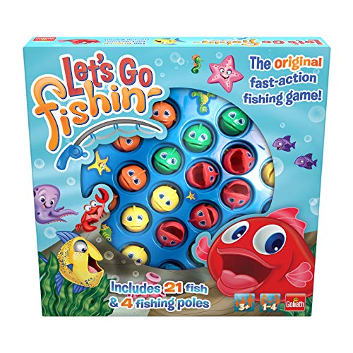 Jogo de Tabuleiro HASBRO Let's Go Fishin' (Idade Mínima: 3) Goliath - Jogos - 