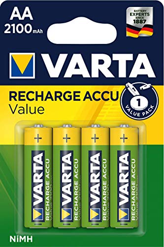 Pilha Recarregável VARTA Nickel-Metallhydrid Varta - Downloads de música digital - nichel-metal hidreto, 2000 mAh, universal, 12 v