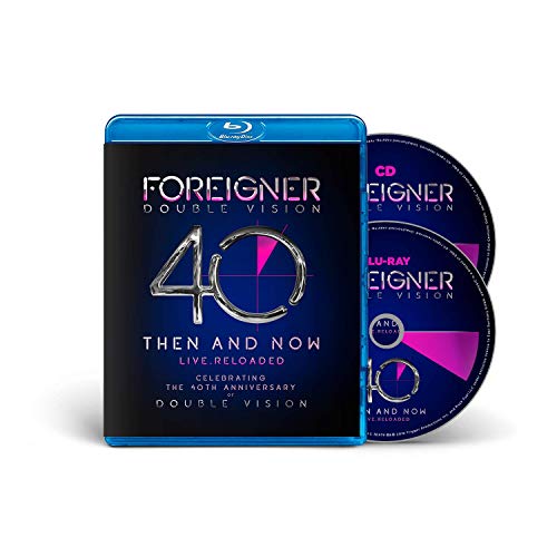 Blu-Ray Double Vision: Then And Now (Edição em Espanhol) EARMUSIC - Dvds e vídeos - foreigner, rock, vocalista Lou Gramm, 10 álbuns