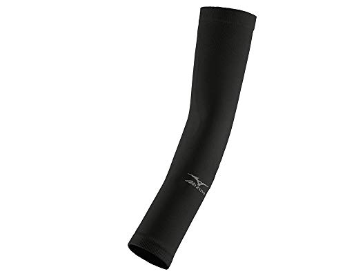 Mizuno Proteção de braços unisexo Preto (Volleyball) Mizuno - Aquecedores de braços e mangas - manguito, poliéster, preto, volleyball