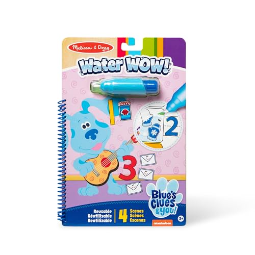 Jogo Didático MELISSA & DOUG Water Wow! Blue's Clues Melissa & Doug - Livros - jogo didático, water wow, blues clues