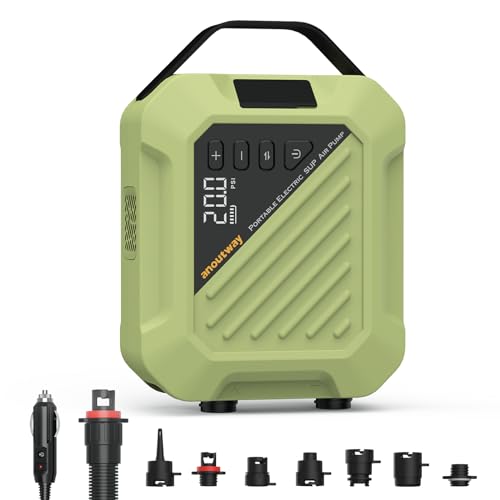 Bomba de Ar para Paddleboard THE JUNGLE GEAR anouotway - Equipamento atlético de uso geral - desinflar, inflar rápido, compacto