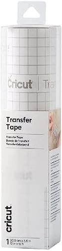 Cricut 2009055 Transfer tape 3.7 m 1 peça(s) Cricut - Papel de arte e artesanato - 305 cm, vinil, 37 m, branco