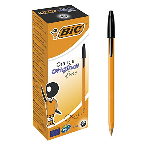 Esferográfica BIC Cristal Original Fine Laranja BIC - Canetas - ponta fina, traço fino, 0.3 mm