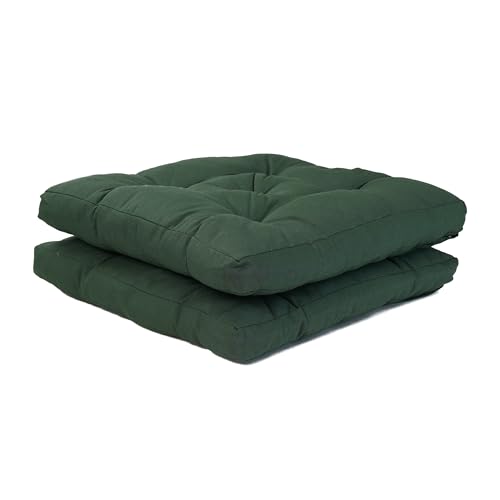 Conjunto de Almofadas VISTE TU HOGAR (Verde - Poliéster - 45 x 45 cm) VISTE TU HOGAR - Almofadas - poliéster, florais, 45 x 45 cm, 2 unidades