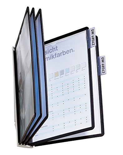 Suporte para Papel DURABLE Sherpa (A4 - Preto) Durable - Suportes para revistas - a4, preto, portas duplas