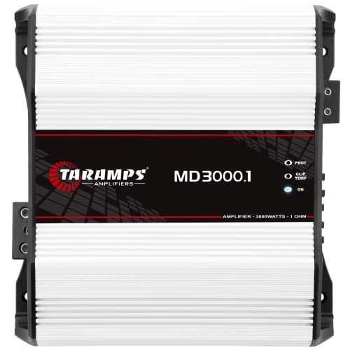 Amplificador Auto TARAMPS MD 3000.1 (300 W - Canais: 2) TARAMPS - Peças de automóveis - 2 canais, 300 W, 90 dB, impedância ajustável
