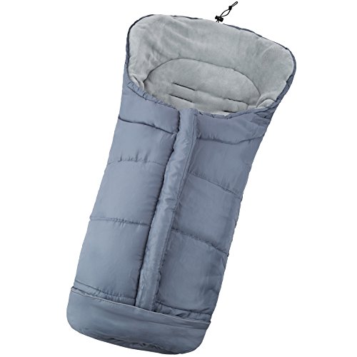 Saco de Inverno TECTAKE (Cinzento - Poliéster - 60 x 100 cm) TecTake - Móveis para bebês e crianças pequenas - poliéster, 60 x 100 cm, cinzento