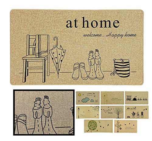Tapete HOME & LIVING Verona (Azul - 40 x 70 cm) LUCA HOME - Tapetes - azul, 40x70 cm, lã virgem, geométricos