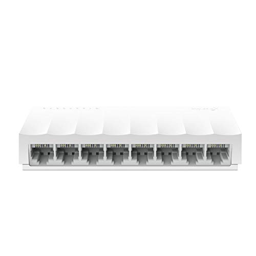 Switch TP-LINK LS1008 (8 Portas Gigabit - 1000 Mbps) TP-Link - Concentradores e comutadores - 8 portas gigabit, 1000 mbps, sem ventilador