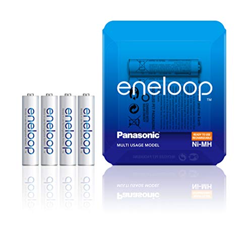 Pilha Recarregável PANASONIC BK-4MCCE/4LE Panasonic - Baterias - 750 mah, universal, 12 v, preto