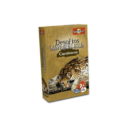 Jogo Educativo BIOLAB Desafios De La Naturaleza Carnivoros Asmodee - Jogos de cartas - carnivoros, naturaleza, educativo