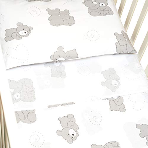 Conjunto de Lençóis CANGOO CARE (Algodão - Cinzento) CANGOO CARE - Roupa de cama e cama - algodão, cinzento