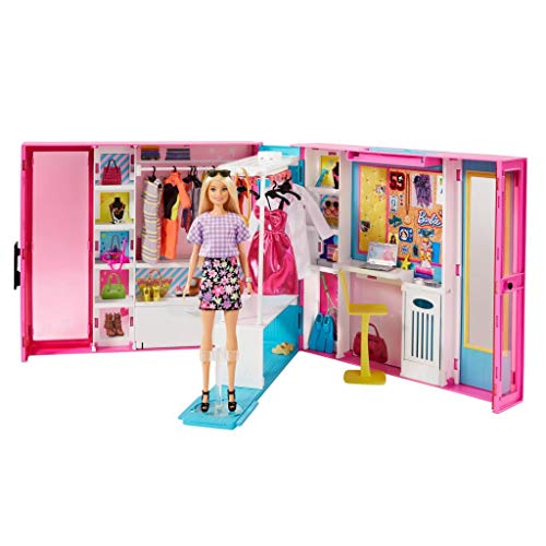 Barbie Conjunto de Vestido Deluxe (Idade Mínima Recomendada: 3 anos) Mattel - Brinquedos - conjunto, vestido, acessórios, criar