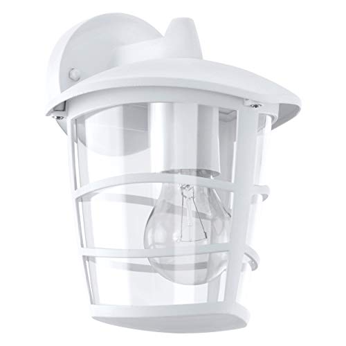 Candeeiro Exterior de Parede EGLO Aloria Branco EGLO - Luminárias de parede - exterior, parede, branco