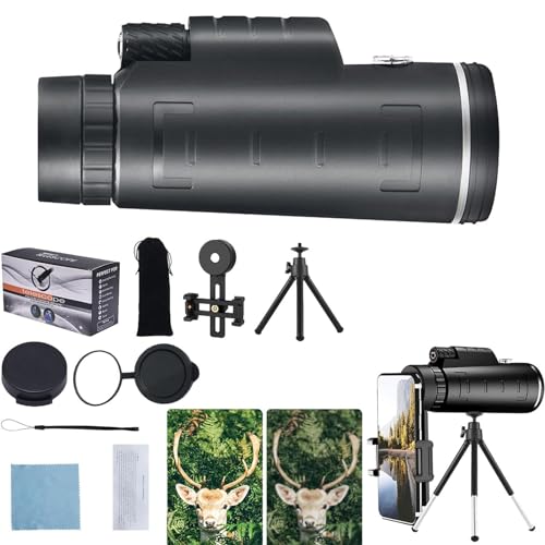 Telescópio SHNBKLs Monocular 500X (Preto) Shnbkls - Telescópios - monocular, 500x, observação nocturna, ultraportátil