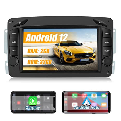 Autorrádio Awesafe Android 12.0 (2GB+32GB) Radio com Ecrã Tátil de 7'' para Mercedes Benz AWESAFE - Ferramentas de medição e sensores - android, 2gb, 32GB, ecrã tátil, mercedes-benz