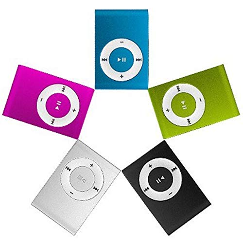 Leitor MP4 Mallalah com Fita e Clip - Preto Mallalah - Áudio - mp4, bateria recarregável, porta USB