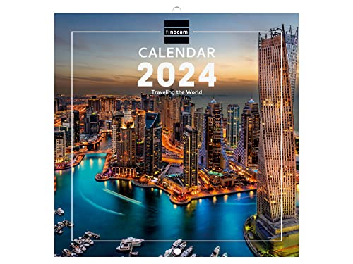 Calendário FINOCAM 2024 30X30 Traveling International Finocam - Calendários, organizadores e planejadores - calendário, finocam, 2024, traveling, international