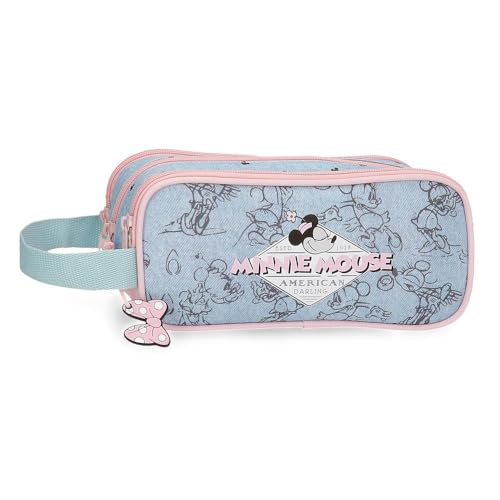 Estojo DISNEY Minnie (Multicor - Poliéster - 15 x 25 cm) Disney - Estojos para canetas e lápis - poliéster, multicor, 15 x 25 cm, bolsas internas