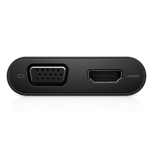 Hub DELL Hub DELL USB-C TO HDMI/VGA/ETHEME (Ethernet - Preto) Dell - Acessórios de computador - usb 3.0, vga, hdmi, ethernet lan